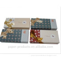 custom rectangular ribbon lace decorative paper gift boxes